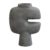 101 Copenhagen Tribal Vase Medio Dark Grey