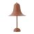 Verpan Pantop Portable Table Lamp 30 Cm Matt Terracotta