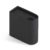 Northern Monolith Candle Holder Low Black