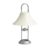 Hay Mousqueton Portable Table Lamp 30.5 Cm Oyster White