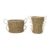 Ferm Living – Verso Baskets Set of 2 Off-white