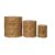 Ferm Living – Column Storage Set of 3 Natural Stained