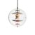 Verpan Vp Globe Ceiling Lamp Ø28cm Chrome-red-blue