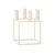 Audo Copenhagen Kubus 4 Candle Holder Ivory