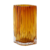 Aytm Leaf Vase 20 Cm Amber