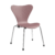 Fritz Hansen 3177 Series 7 Childrens Chair Wild Rose Painted Ash-chrome