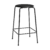 Fritz Hansen High Dot Counter Stool 4 Legs Intense Leather Black-black Steel