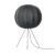 Made By Hand Knit-wit 60 Round Medium Floor Lamp Black