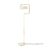 Made By Hand Petite Machine Floor Lamp Oyster White