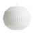 Hay Nelson Bubble Angled Sphere Pendant L Off White