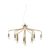 Globen Lighting Roots 70 Pendant Brushed Brass