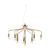 Globen Lighting Roots 70 Pendant Brushed Brass