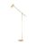 Globen Lighting Hubble Read Floor Lamp Brushed Brass