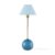 Globen Lighting Iris 20 Table Lamp Dove Blue