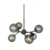 Halo Design – Atom 6 Pendant Black/Smoke