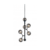 Halo Design – Atom Vertical Pendant Smoke