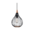 Halo Design – Drops Pendant Ø23 Black/Dark Wood