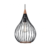 Halo Design – Drops Pendant Ø30 Black/Dark Wood