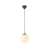 Halo Design – Twist Ball Pendant  Ø25 Opal/Black