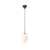 Halo Design – Twist Egg Pendant Ø15 Opal/Black