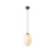 Halo Design – Twist Egg Pendant Ø25 Opal/Black