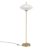 Fritz Hansen Clam Floor Lamp 128 Cm Opal-brass