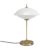 Fritz Hansen Clam Table Lamp 50 Cm Opal-brass