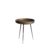 Mater Bowl Medium Table Mango Sirka Grey. Black Stand