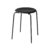 Fritz Hansen Dot Stool Leather Cowboy Black