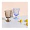 Kastehelmi Drinking Glass with foot – Aqua – 2-Pcs – iittala