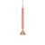 Pholc Apollo 39 Pendant Lamp Coral Pink, Brass