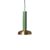 Pholc Blend 9 Pendant Green/brass, Led