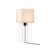 Fritz Hansen Cross-plex T-500 Table Lamp Opal-stand In Acrylic