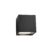 Light-point Cube Xl Up/down Wall Lamp Black, Led