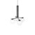 Konsthantverk Dk 4-low Pendant Black/opal