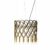 Konsthantverk Eld Pendant Raw Brass, 16-lights