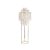 Verpan Fun 1 Stm Floor Lamp Mother Of Pearl, Brass