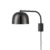 Normann Copenhagen Grant Wall Lamp Black, Small- Steel, Granite