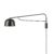 Normann Copenhagen Grant Wall Lamp Black, Large- Steel, Granite