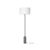 Gubi Gravity Floor Lamp Grey Marble/white