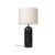 Gubi Gravity Xl Floor Lamp Black Marble/canvas, Low