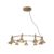 Konsthantverk Megafon 9 – Low Ceiling Lamp Raw Brass