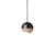 Mater Ray Pendant Lamp Black, Medium, Oak Detail On Screen