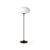 Gubi Stemlite Floor Lamp Black Red, H.110 Cm