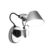 Artemide Tolomeo Micro Faretto Wall Lamp Aluminum, Without On-off Button