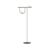 Artemide Yanzi F Floor Lamp Black Brass