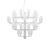 Normann Copenhagen Amp Chandelier White, Large