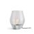 New Works Bowl Table Lamp Stainless Steel. Light Smoke Coloured Glass