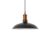 Konsthantverk Kavaljer Pendant Black Matte, Raw Brass, Small