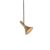 Konsthantverk Megafon 1 – Low Angle Pendant Brass